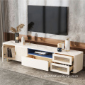 Meuble TV de rangement couleur noyer Golden Foot